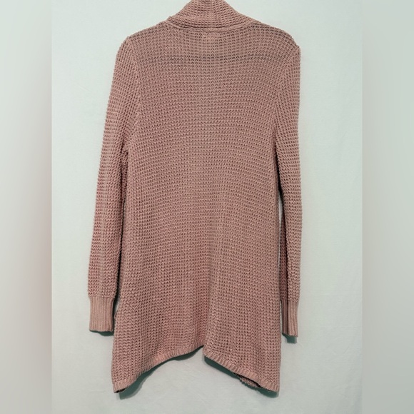 Market & Spruce Tabatha Waffle Knit Cotton Blend Cocoon Cardigan - Picture 3 of 5